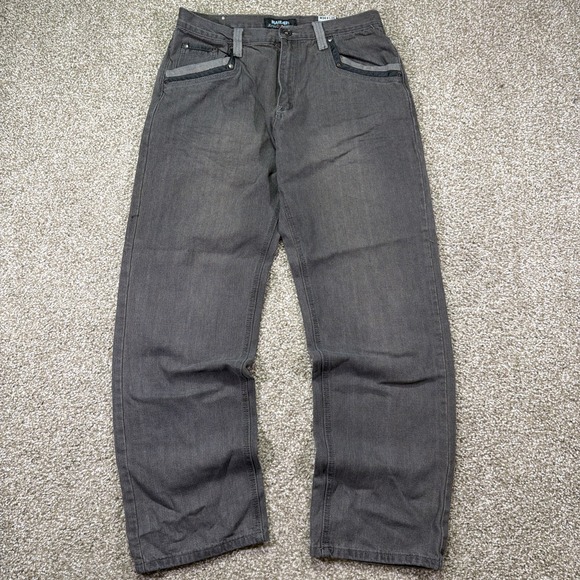 Raider Other - Y2K Raider Jeans Black Stonewashed Loose Fit Essentials Hiphop Style 34/32